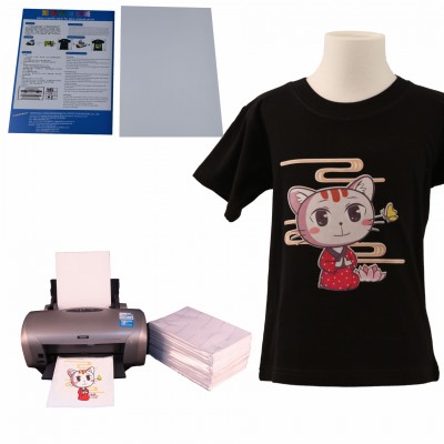 Inkjet heat transfer paper for bags/heat transfer printing paper for light-colored bags/pigment ink heat transfer paper