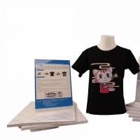 A4 unewprintTRANSFER PAPER FOR COTTON T-SHIRT/T-shirt heat transfer paper/wholesale drop shipping dark opaque dark inkjet paper